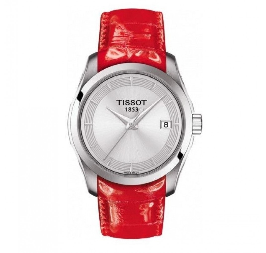 TISSOT Quartz T-Classic Couturier Red