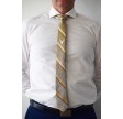 Frank slips - Guldvævet