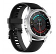 DCU Smartwatch Black and White Leather 