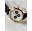 LLARSEN NoA Gold watch and leather