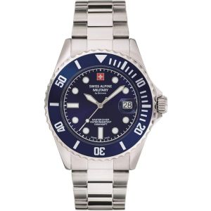 Swiss Alpine Military by Grovana Master Diver Blue+Blue Herreur