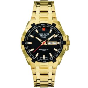 Swiss Alpine Military Day Date Black Herreur