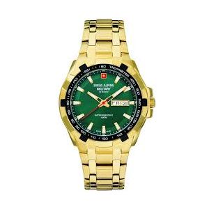 Swiss Alpine Military Day Date Green Herreur