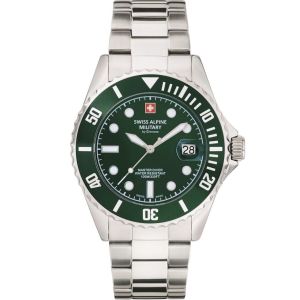 Swiss Alpine Military by Grovana Master Diver 2xGreen Herreur