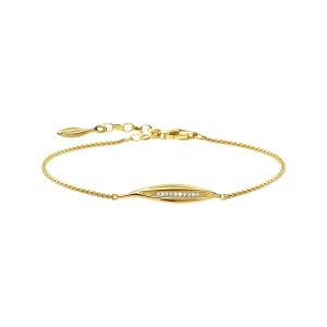 Thomas Sabo Charm Blad guld Armbånd