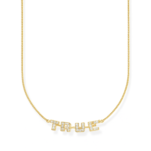 Thomas Sabo Charming White Stone Halskæde 45cm