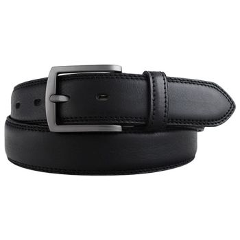 Bosswik Nightrider Sort Læderbælte Herre 105 cm