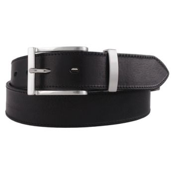 Bosswik Dark Knight Sort Læderbælte Herre 95 cm