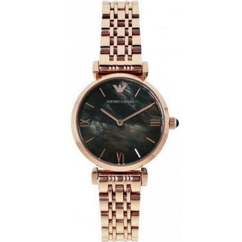 Emporio Armani Gianni T-bar Black Pearl Dameur AR11145