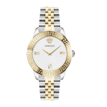 Versace Greca White Silver Dameur VEVC00519