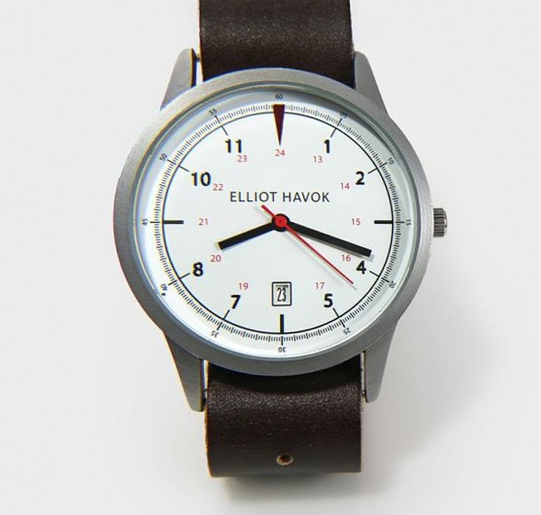 Se Elliot Havok Timepiece Classic White hos Watchmen.dk