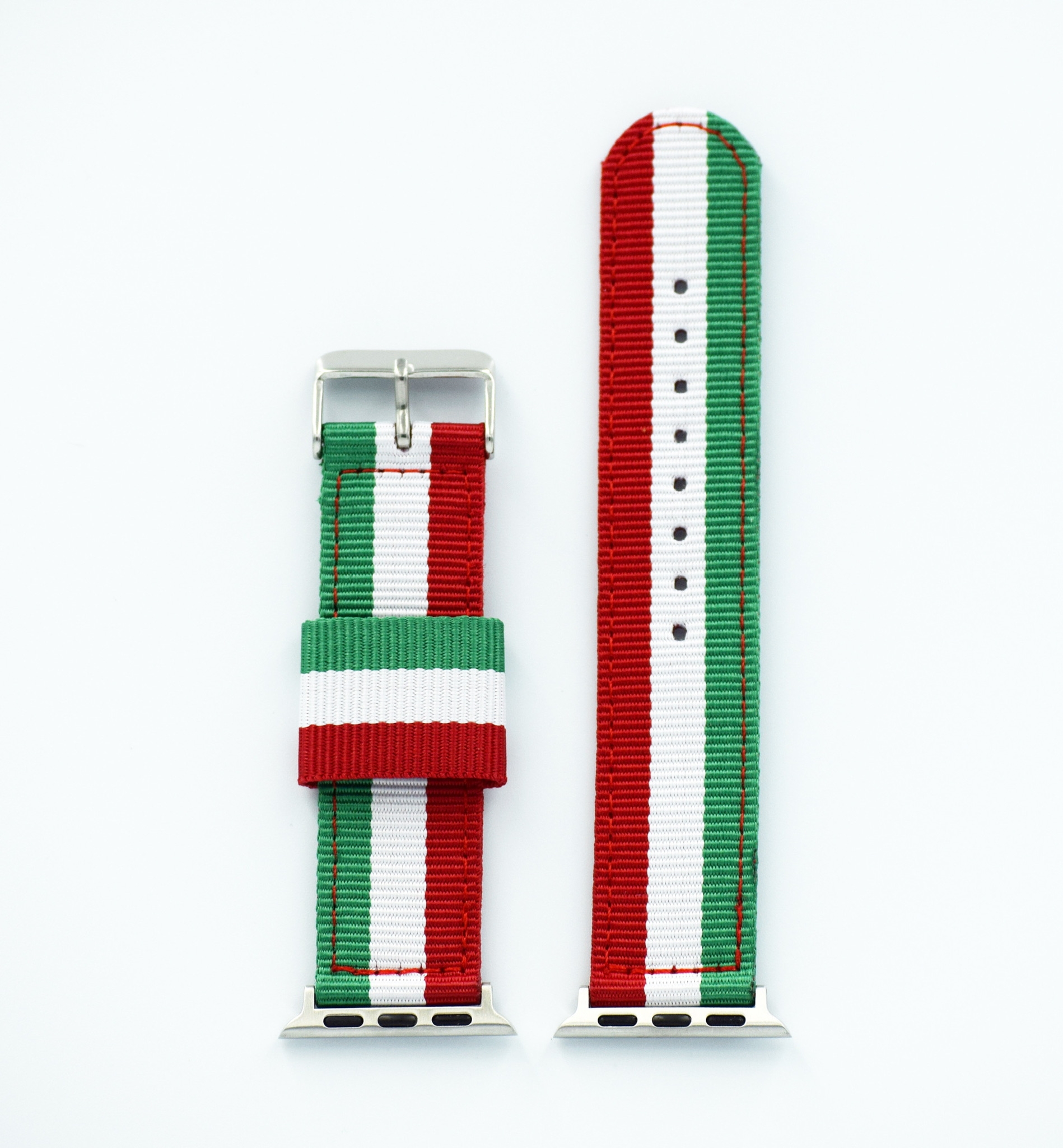Billede af Apple Watch rød/hvid/grøn "Italy" 38/40 mm