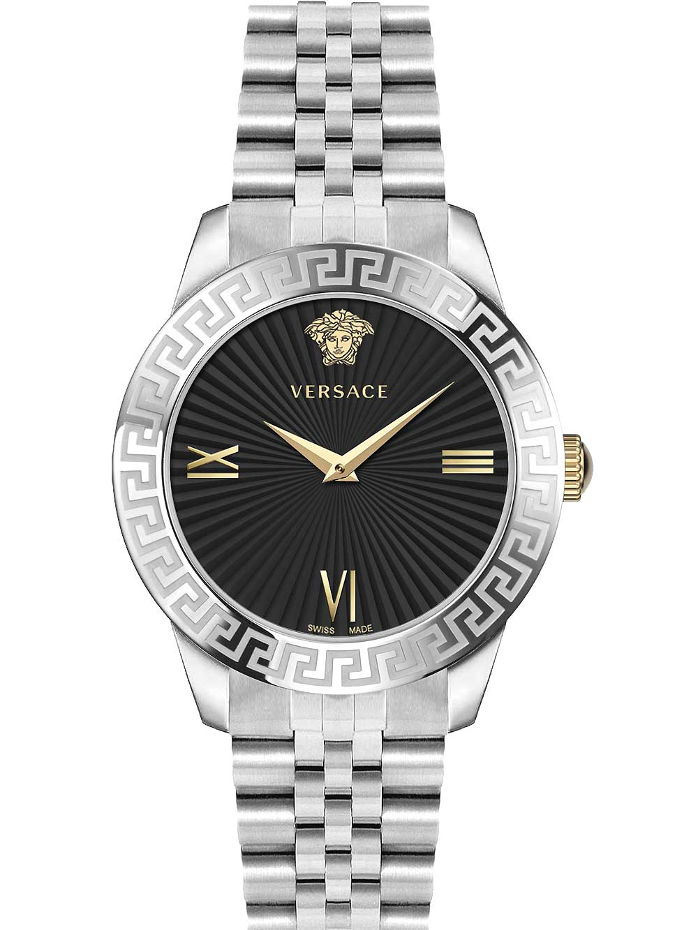 Versace Greca Silver Dameur VEVC00419